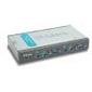 Przelacznik D-Link DKVM-4K (PS/2, 4 KVM-PCs for one KVM-Station) prezentuje Gral.