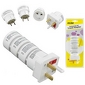 4World Universal Power Travel Adapter, adapter gniazd Europa, USA, Azja prezentuje Gral.