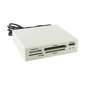 4World Czytnik kart pamieci 3,5" 24-in-1 USB 2.0 Bialy prezentuje Gral.