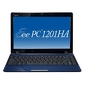 Asus Eee PC 1201HA Z520(1.33) 1GB 160GB 12HD LED WiFi Kam Win XP Home Blue 1201HA-BLU002X prezentuje Gral.