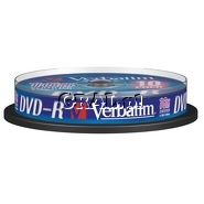 DVD-R Verbatim 4,7GB x16 C-10 przedstawia grafika.
