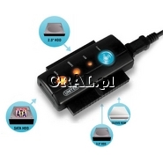 Konwerter IDE/SATA 2,5/3,5-cala USB 2.0 Unitek Y-103 przedstawia grafika.