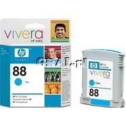 Wklad drukujacy HP No 88 Cyan C9386AE przedstawia grafika.
