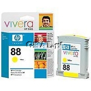 Wklad drukujacy HP No 88 Yellow C9388AE przedstawia grafika.