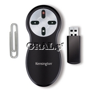 Wskaznik Kensington Si600 Wireless Presenter w/Laser Pointer przedstawia grafika.