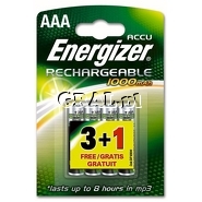 �Akumulatory Energizer 4 szt. AAA 1000 mAh przedstawia grafika.