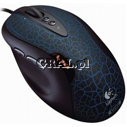 �Logitech G5 Laser Mouse Blue przedstawia grafika.