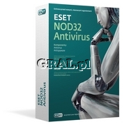 NOD32 Antivirus PL 1-user kontynuacja 1-Rok przedstawia grafika.