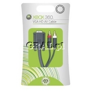 �Kabel do Xbox 360 VGA HD AV przedstawia grafika.