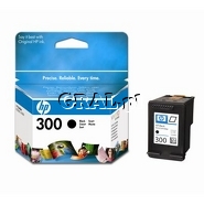 Wklad drukujacy HP No 300 Black CC640EE przedstawia grafika.