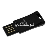 PenDrive 4GB USB 2.0 Kingston DataTraveler Mini Slim Black przedstawia grafika.