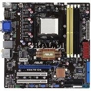 �Asus M3A78-CM AMD 780V, DDR2, SATA2, RAID, GBLAN, mATX, AM2+ przedstawia grafika.