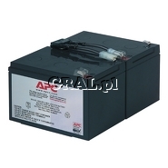 Modul bateryjny APC RBC6 2x12V/11Ah przedstawia grafika.