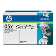 Toner HP CE505X (6500 str, LaserJet P2055) przedstawia grafika.