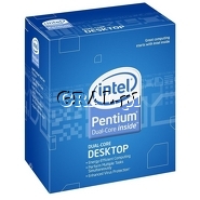 Intel Pentium E5400 2.70 GHz BOX (LGA775, FSB 800, 2MB, 64-bit) przedstawia grafika.