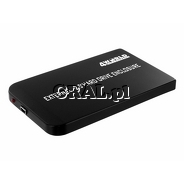 �Obudowa zewnetrzna 4World SATA 2,5" USB 2.0 Czarna  przedstawia grafika.