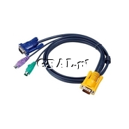 Kabel ATEN 2L-5206P SVGA, 2xPS/2 <> SPHD-15 male 6m  przedstawia grafika.