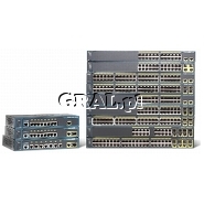 �Cisco Catalyst 2960 24x10/100 PoE + 2xT/SFP (mini-GBIC) LAN Base Image przedstawia grafika.