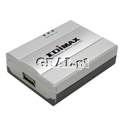 �Edimax Printserver PS-1206U 1xUSB, 1xRJ45 przedstawia grafika.