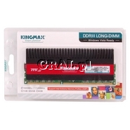 �DDR3 2GB 1600MHz Kingmax CL9 przedstawia grafika.