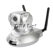 �Kamera Edimax IP IC-7000PTn, 802.11n, motorized Pan/Tilt, MJEPG/MPEG4, audio, card slot przedstawia grafika.