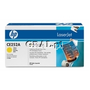 Toner HP CE252A Yellow (7000 str, Color LaserJet CP3525) przedstawia grafika.