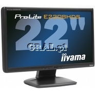 Iiyama 22" LCD ProLite E2208HDS-B2 (2ms, DVI, czarny, wide, FullHD) przedstawia grafika.