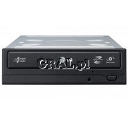 �LG GH-22NS50 DVD&plusmn;R 22x, DVD&plusmn;RW 8x, CD-RW 32x, DVD+R DL 12x, DVD-RAM 12x, OEM, SATA, Black przedstawia grafika.
