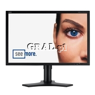 NEC 24" LCD MultiSync 2490WUXI2  (8 ms, DVI, czarny, IPS) przedstawia grafika.