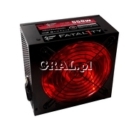 Zasilacz do obudowy ATX 550W OCZ Fatal1ty Modular SLI (Fan 135mm, PFC) przedstawia grafika.