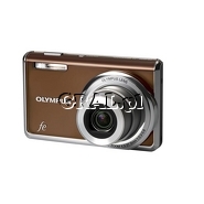 �Olympus FE-5020 (12 mPix, zoom x4) brazowy przedstawia grafika.