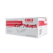 Toner OKI Black (5500 str, MB260/MB280/MB290) przedstawia grafika.