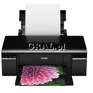 �Epson Stylus Photo P50 (nadruk na CD/DVD) przedstawia grafika.