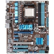 Asus M4A79XTD EVO, AMD790X, DDR3, SATA2, RAID, FW, GBLAN, ATX, AM3 przedstawia grafika.