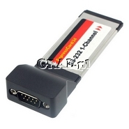 �Kontroler portu 1xRS232 9-pin ExpressCard przedstawia grafika.