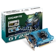 GeForce GT220 Gigabyte 1024MB, DDR3, DVI, HDMI, PCI-E przedstawia grafika.