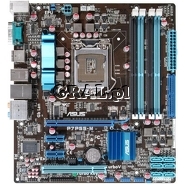 Asus P7P55-M, P55, DDR3, SATA2, GBLAN, mATX, Core i5 przedstawia grafika.