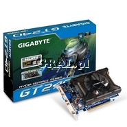 �GeForce GT240 Gigabyte 1024MB, DDR3, DVI, HDMI, PCI-E przedstawia grafika.