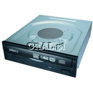 LiteOn iHAS524 DVD±R 24x, DVD±RW 8x, CD-RW 32x, DVD+R DL 12x, DVD-RAM 12x, SATA, LabelTag, Black BOX przedstawia grafika.