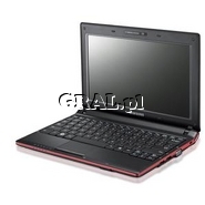 Samsung Netbook N150 Atom N450(1.66) 1GB 160GB 10.1WSVGA BT Kam Win7SE Black NP-N150-JA01PL przedstawia grafika.