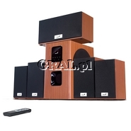 Genius SW-HF 5.1 5050 Home Theater 5.1 Wood Cherry przedstawia grafika.