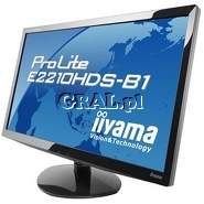 Iiyama 22" LCD ProLite E2210HDS-B1 (2ms, DVI, HDMI, czarny, wide) przedstawia grafika.