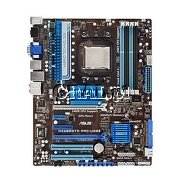 Asus M4A89GTD PRO/USB3, AMD890GX, VGA HD4290, DDR3, SATA3, RAID, FW, GBLAN, ATX, AM3 przedstawia grafika.