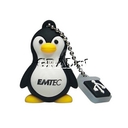 �PenDrive 4GB USB 2.0 Emtec Animals Pingwin przedstawia grafika.