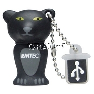 �PenDrive 8GB USB 2.0 Emtec Animals Panthers  przedstawia grafika.