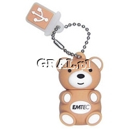�PenDrive 8GB USB 2.0 Emtec Animals Teddy przedstawia grafika.