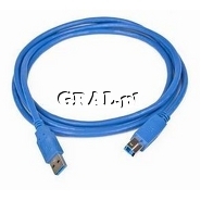 Kabel USB 3.0 1,8m (PL/KW) przedstawia grafika.