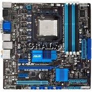 Asus M4A88TD-M EVO/USB3, AMD 880G, DDR3, SATA3, RAID, GBLAN, mATX, AM3 przedstawia grafika.