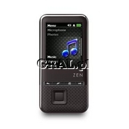 �Creative Zen 100 Style 8GB MP3/MP4/XVID Black przedstawia grafika.