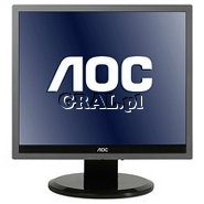 �AOC 19" LCD 919P2 (5ms, DVI, Pivot, 4:3, czarny) przedstawia grafika.